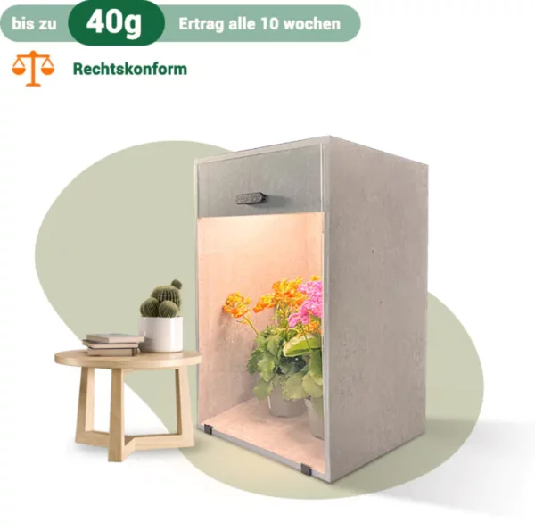 stone design mini growbox | 40x40x160cm