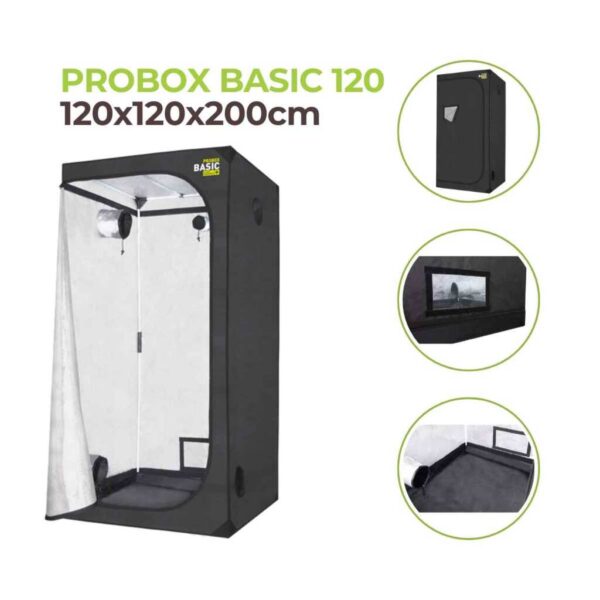 growbox 120x120x200 cm | probox basic 120 | garden highpro