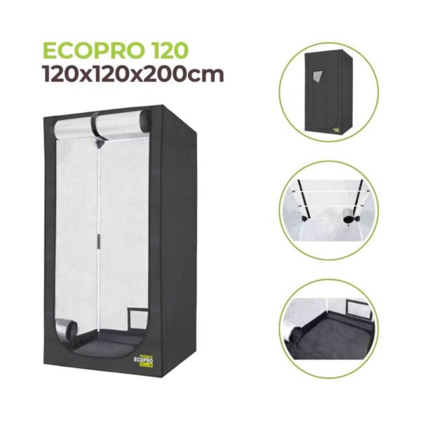 growbox 120x120x200 cm | probox ecopro 120 | garden highpro