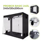 growbox 240x120x200 cm | probox basic 240l | garden highpro