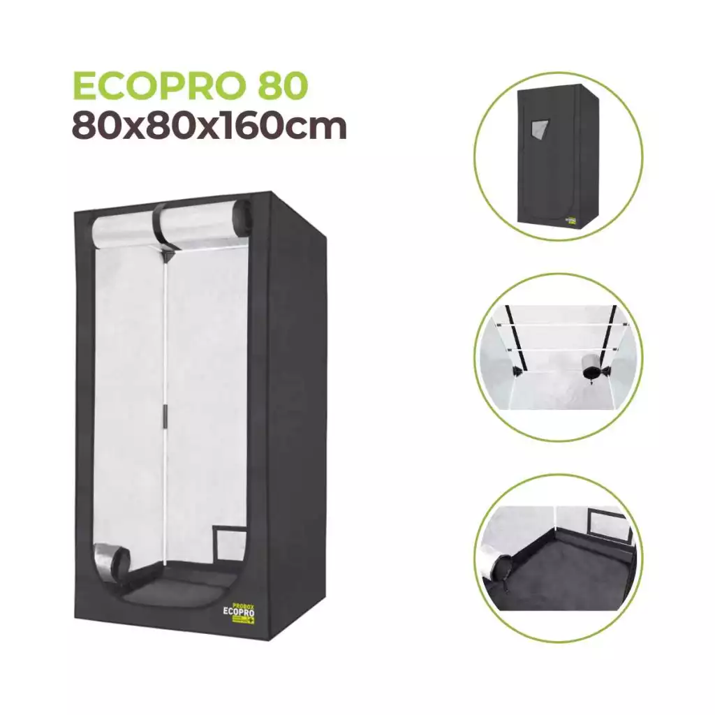 growbox 80x80x160cm | probox ecopro 80 | garden highpro